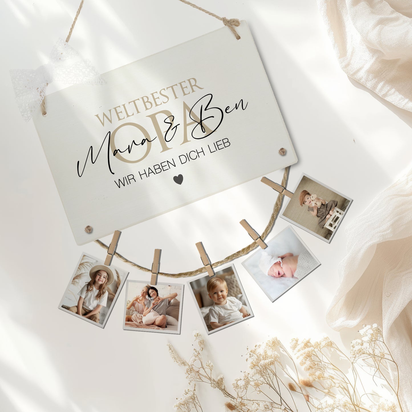 Fotogeschenk Opa Geschenk Geburtstag Geburtstagsgeschenk Großvater Namen