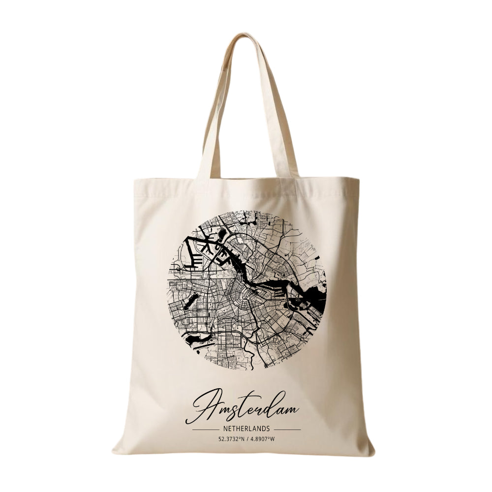 Stoffbeutel City Map mit 23 Städten zur Auswahl ... New York London Berlin Paris uvm.