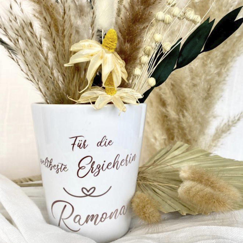 Blumentopf Kita Abschiedsgeschenk Erzieherin