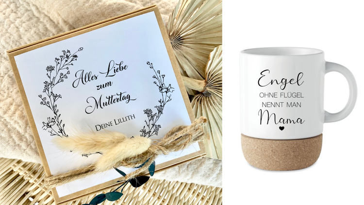Geschenke zum Muttertag.