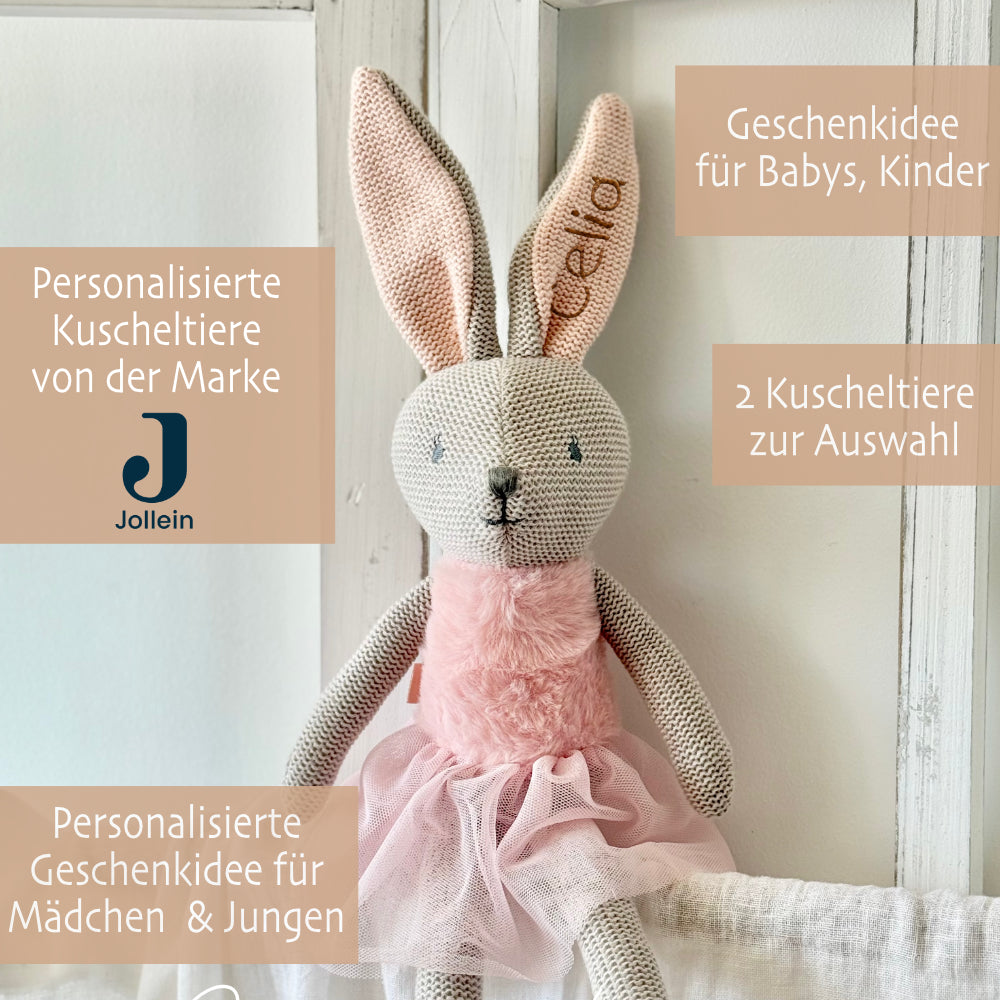 Personalisierte Stoffhasen für Babys, Kleinkinder, Kinder