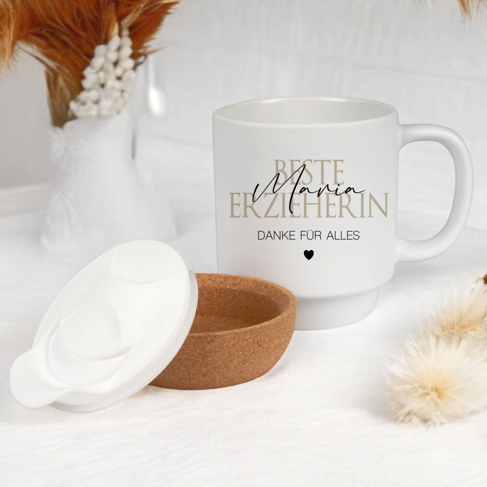 Tasse Erzieherin Name Abschiedsgeschenk Erzieher Geschenk Abschied Kita Kindergarten Erzieherin Dankeschön Abschied Geschenk Kita