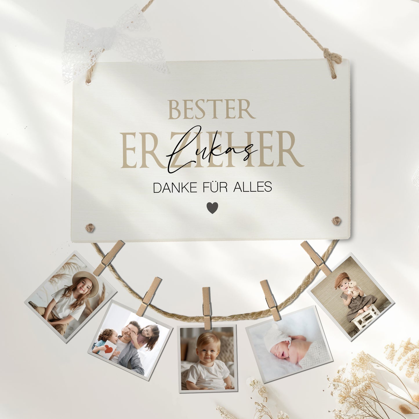 Fotogeschenk Erzieherin Geschenk Geburtstag Erzieher Namen Abschiedsgeschenk Kita Geburtstagsgeschenk