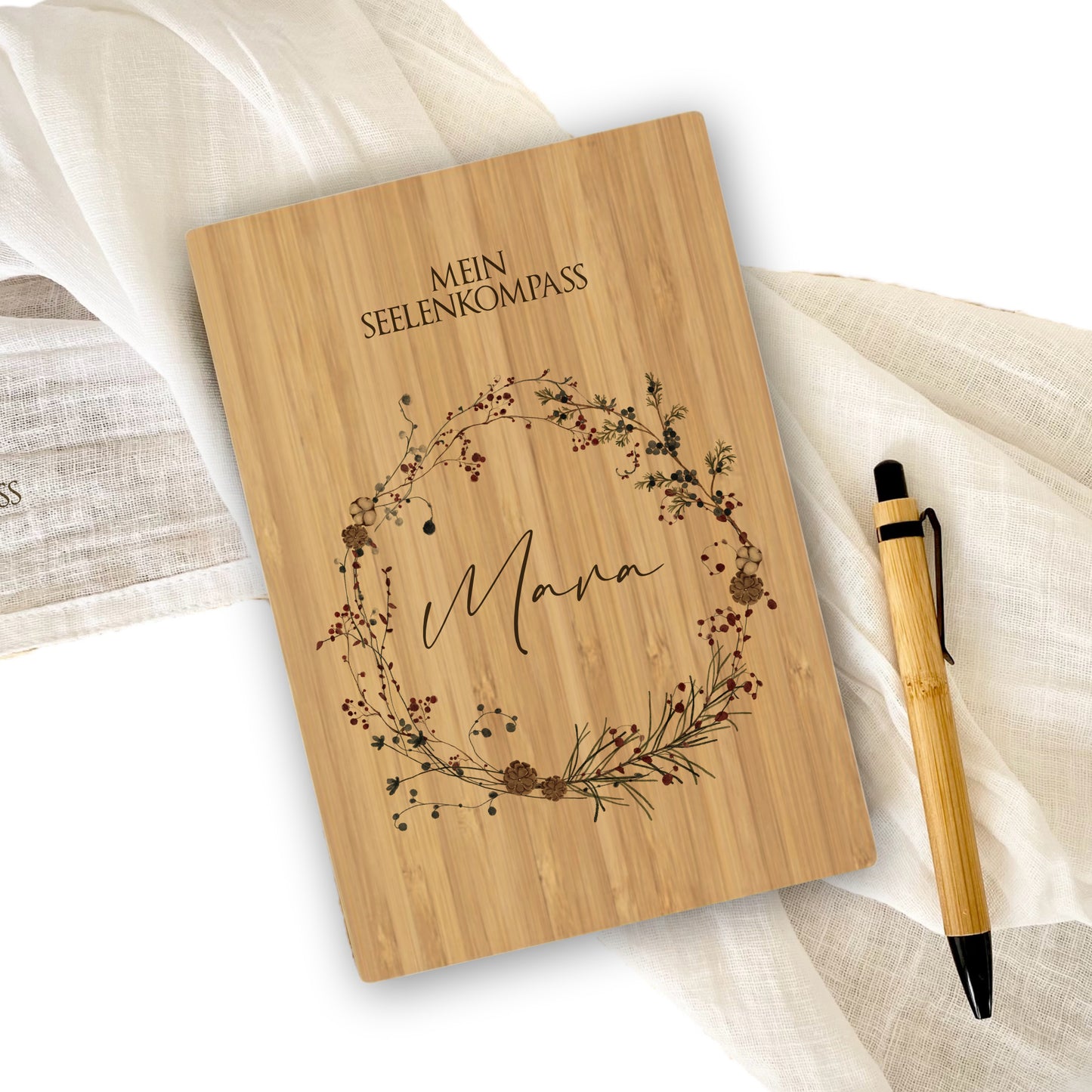 Tagebuch personalisiert Notizbuch mit Namen A5 Journal Mädchen Frauen Männer Teenager Geschenk Schreibheft Journal Notizheft Kugelschreiber