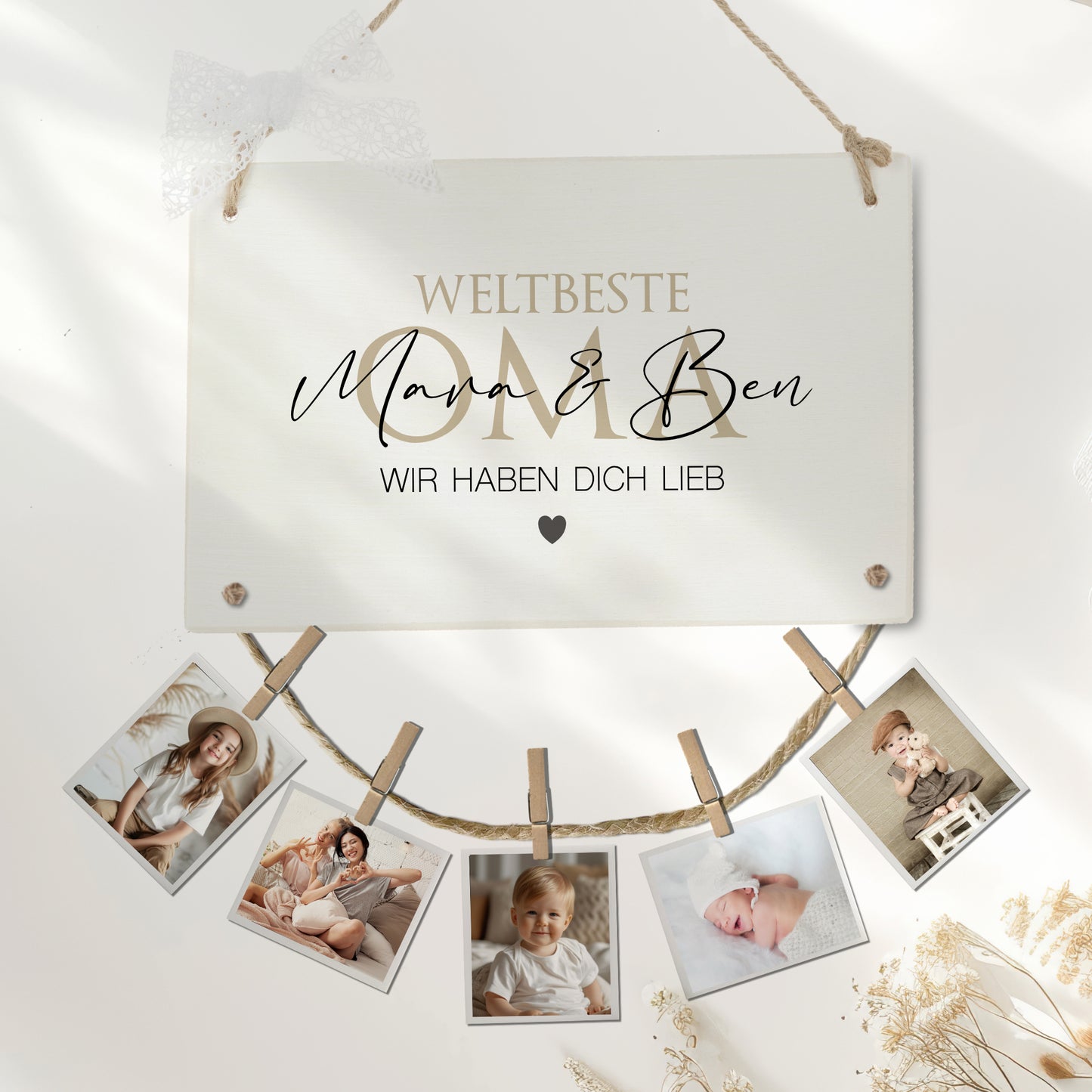 Fotogeschenk Oma Geschenk Geburtstag Geburtstagsgeschenk Großmutter Namen