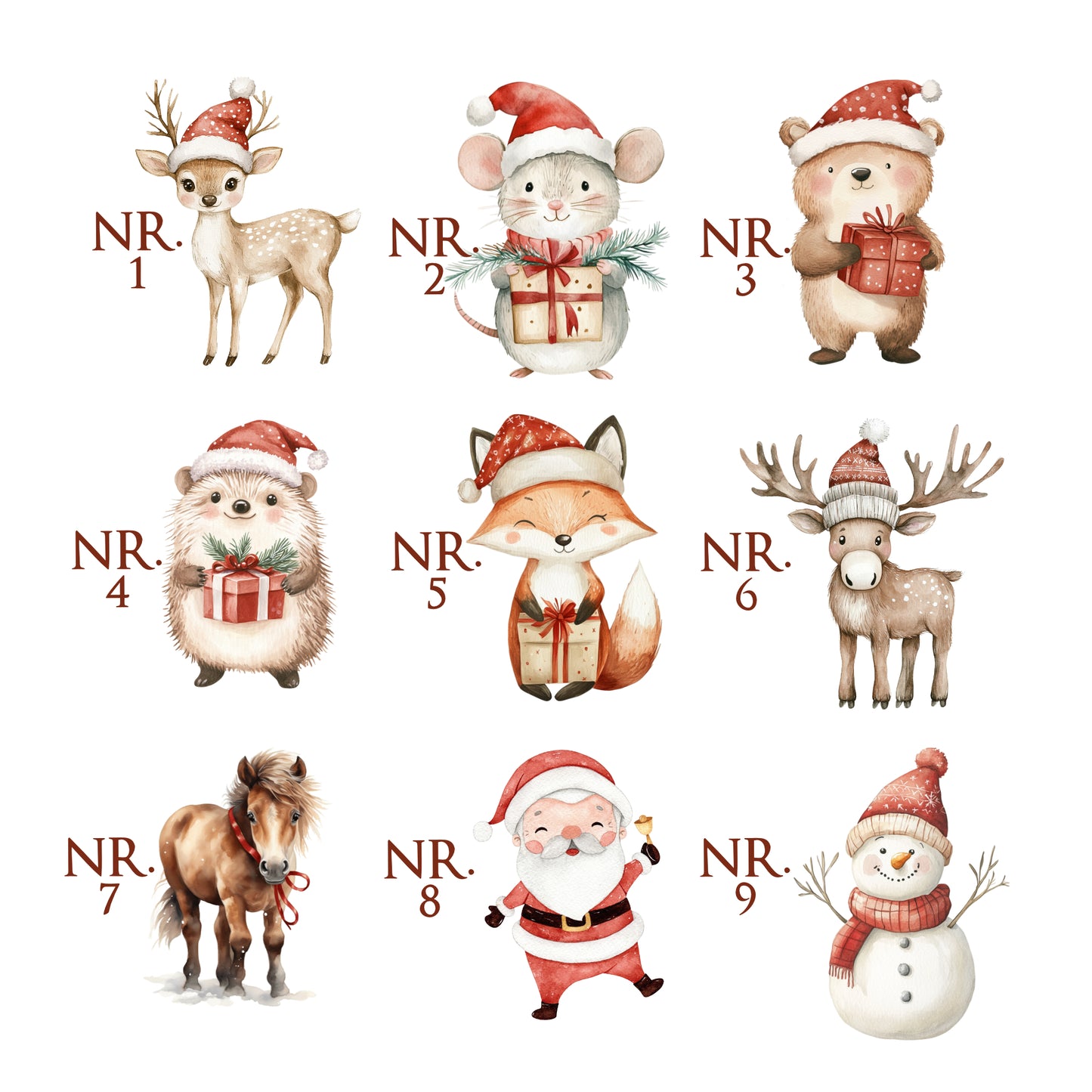 Nikolaussack Weihnachtsmannsack Geschenkesack Name Kinder