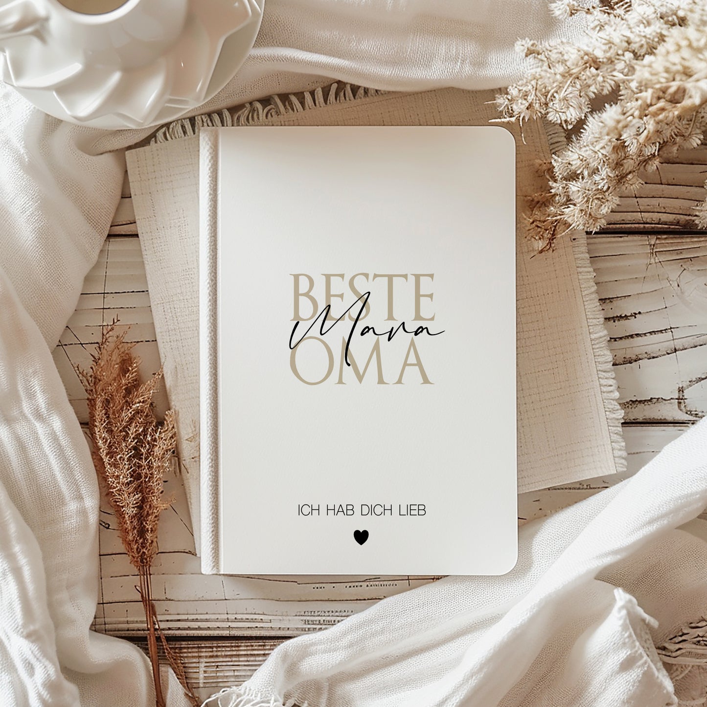 Notizbuch personalisiert Familien Geschenk Mama Notizheft Tochter Geburtstag Geschenk Schwester Papa Oma Opa Bruder Sohn