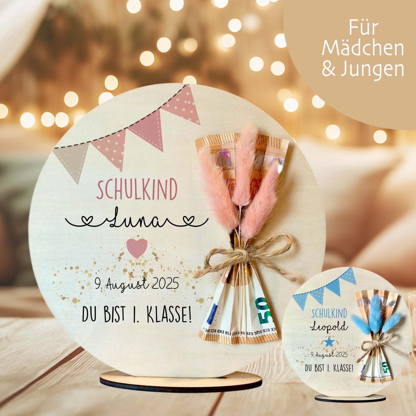 Einschulung Geschenk Einschulung Geld Geschenk Schulkind 2026 Einschulungsgeschenk Name Geschenke zum Schulanfang Mädchen Junge Einschulung
