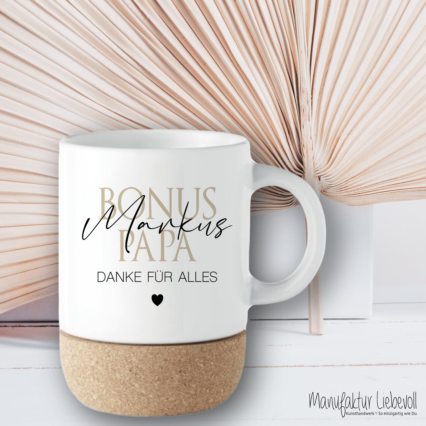 Geschenk Tasse Bonus Mama I Bonus Papa personalisierte Tasse für Stiefmama, Stiefpapa I Wunschtext Tasse mit Namen Geburtstag als Dankeschön