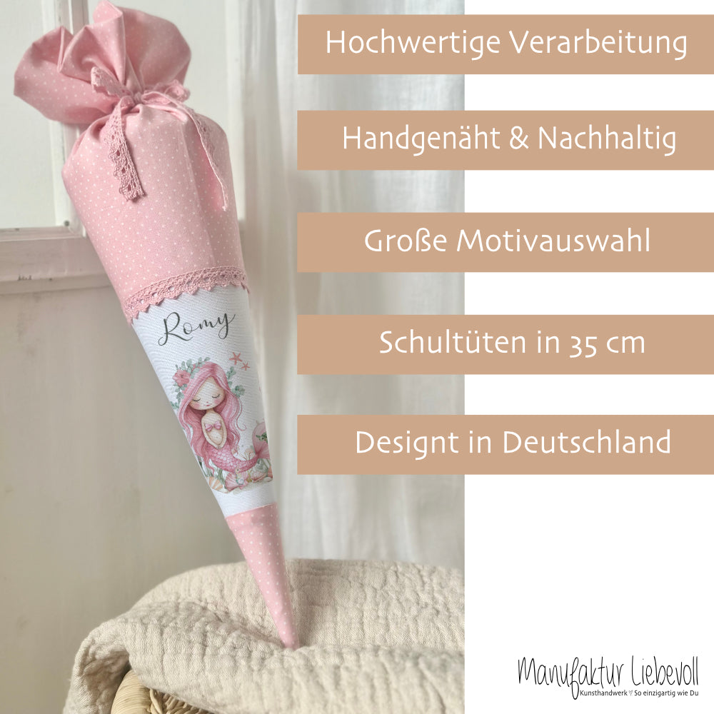 Schultüte Geschwisterschultüte Geschwister Schultüte Personalisiert Kleine Stoffschultüte Stoff Geschwistertüte