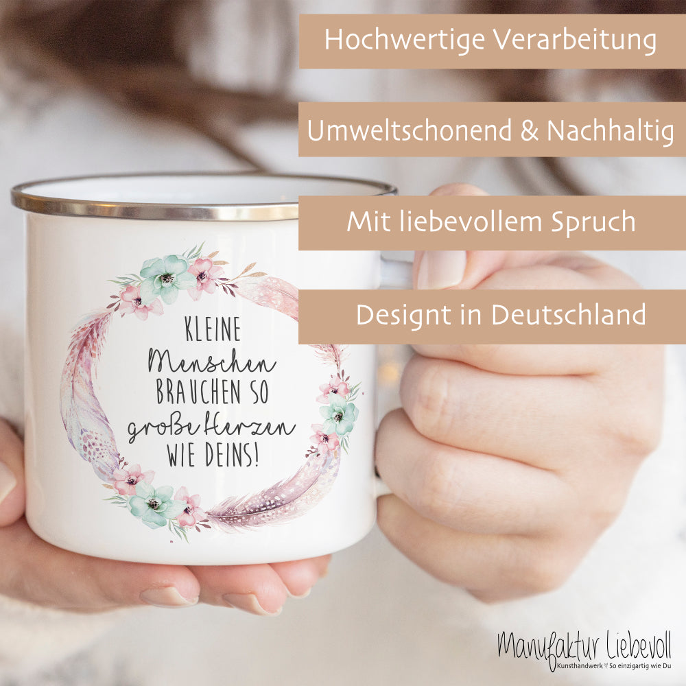 Danke Tasse mit Spruch als Geschenk Erzieherin Lehrerin 