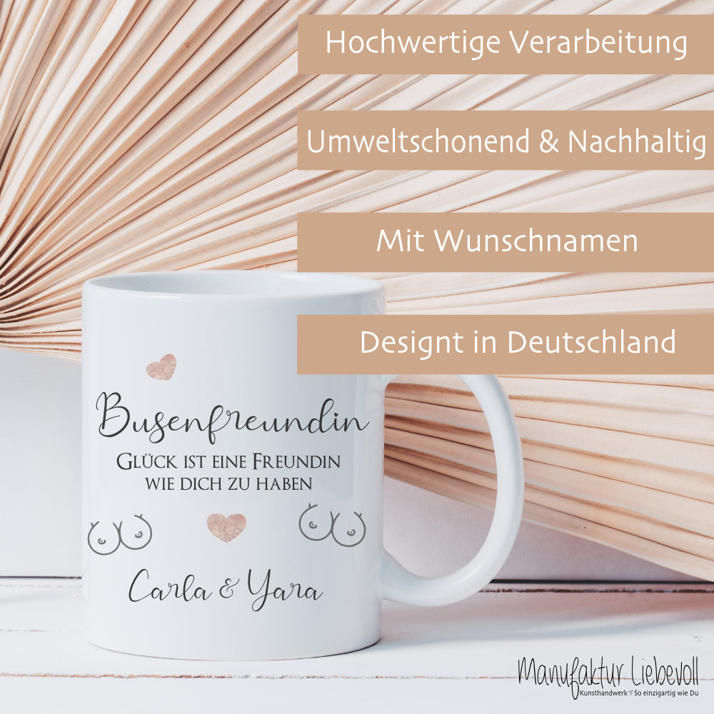 Tasse Busenfreundin Geschenk Freundin