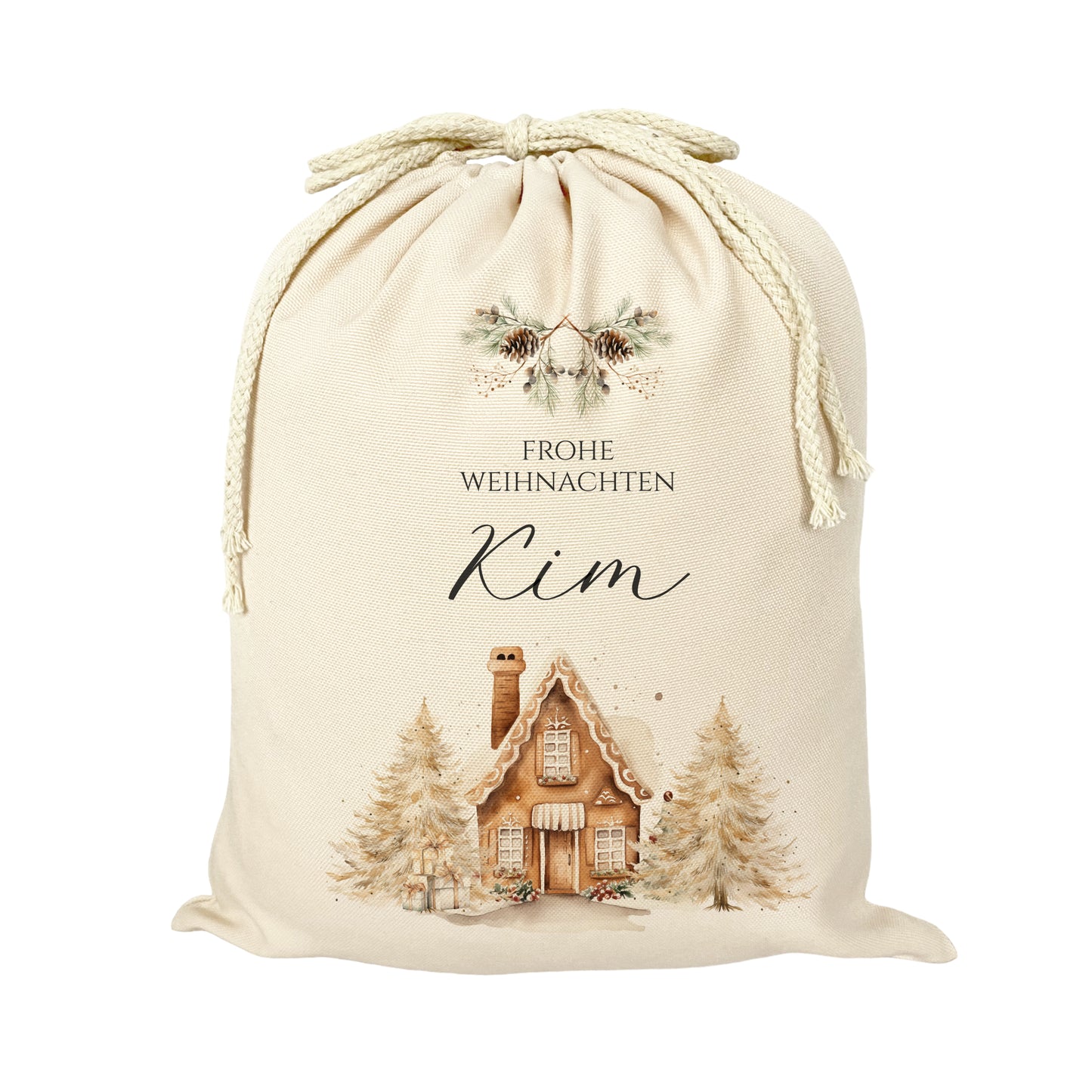 Personalisierter Geschenkesack zum Befüllen für Kinder und Erwachsene zu Weihnachten