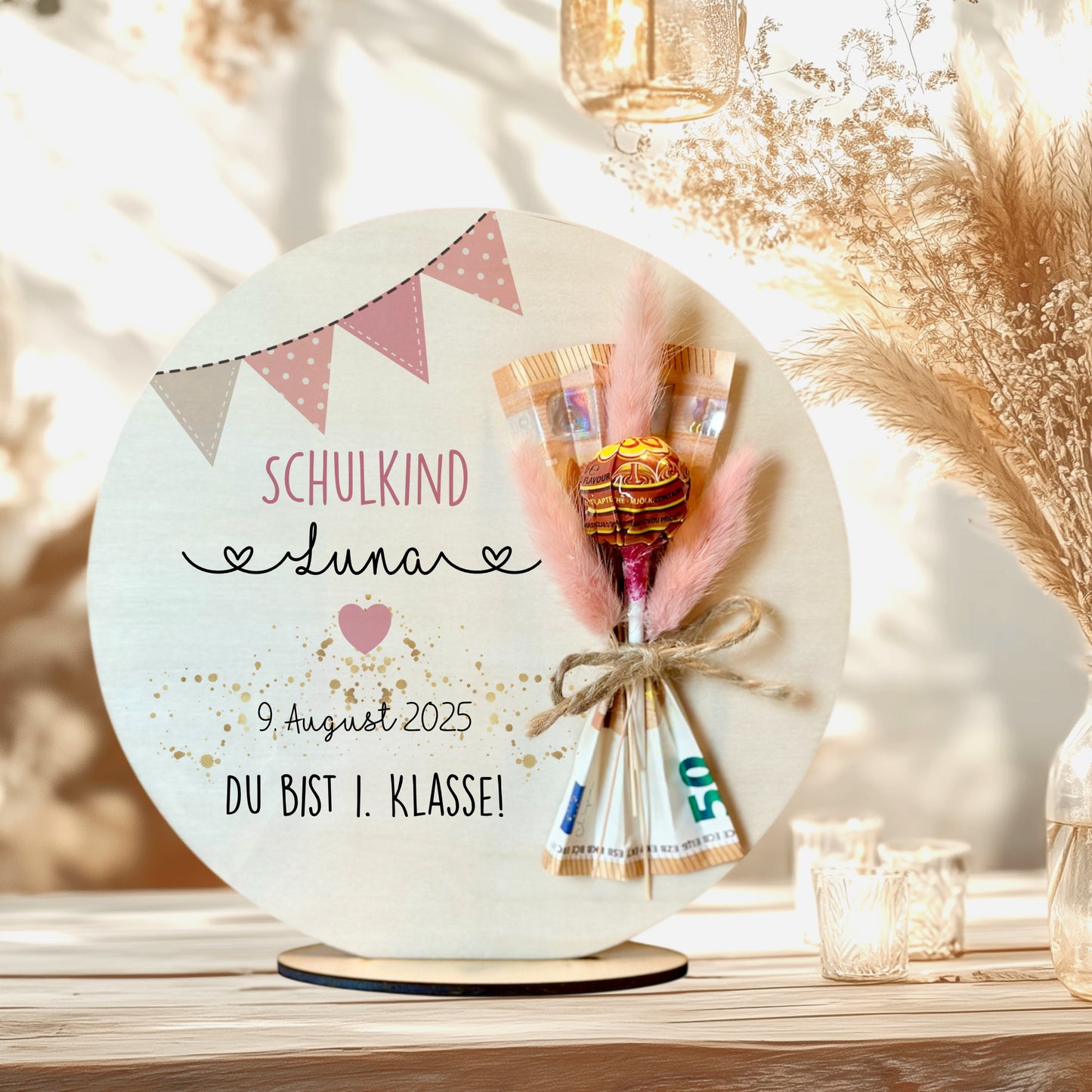 Einschulung Geschenk Einschulung Geld Geschenk Schulkind 2026 Einschulungsgeschenk Name Geschenke zum Schulanfang Mädchen Junge Einschulung