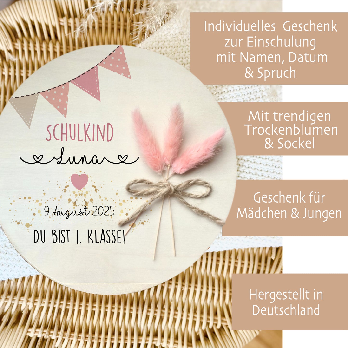 Einschulung Geschenk Einschulung Geld Geschenk Schulkind 2026 Einschulungsgeschenk Name Geschenke zum Schulanfang Mädchen Junge Einschulung