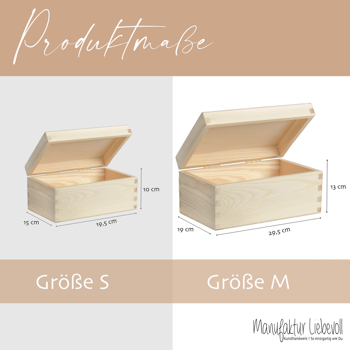 Erinnerungskiste Holzbox Geschenk Taufe mit Namen