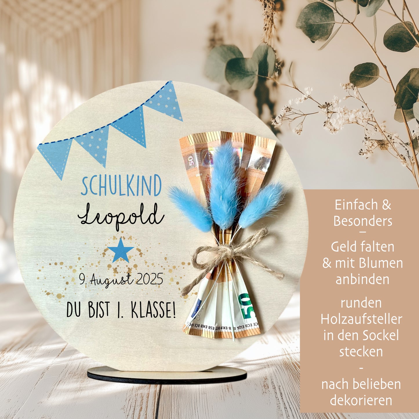 Einschulung Geschenk Einschulung Geld Geschenk Schulkind 2026 Einschulungsgeschenk Name Geschenke zum Schulanfang Mädchen Junge Einschulung