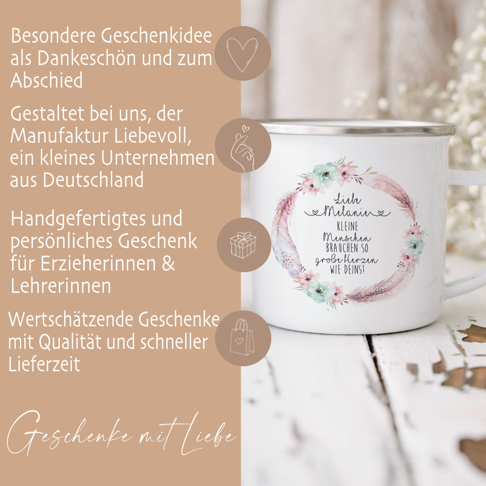 Personalisierte Tasse mit Spruch | Originelles Geschenk u. besondere Geschenkidee für Erzieher, Lehrer u. besondere Menschen die mit Kindern arbeiten | Tassengeschenk als Dankeschön