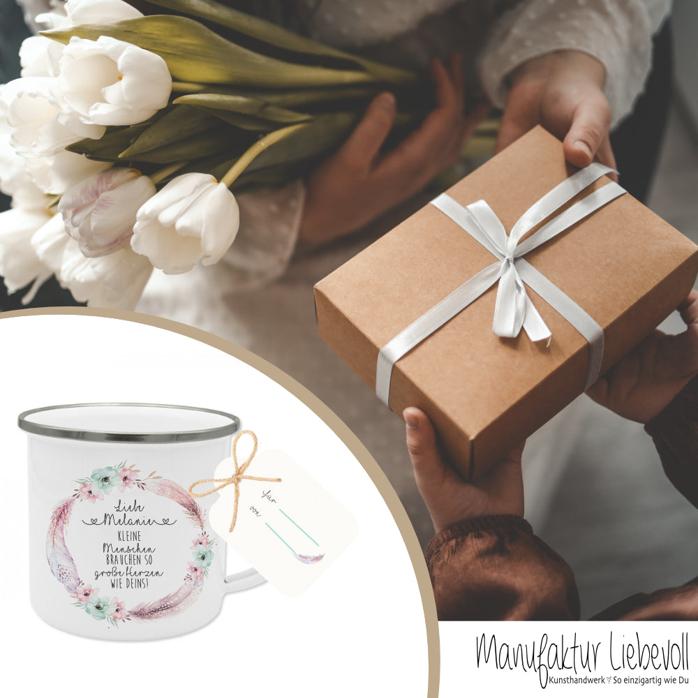 Personalisierte Tasse mit Spruch | Originelles Geschenk u. besondere Geschenkidee für Erzieher, Lehrer u. besondere Menschen die mit Kindern arbeiten | Tassengeschenk als Dankeschön