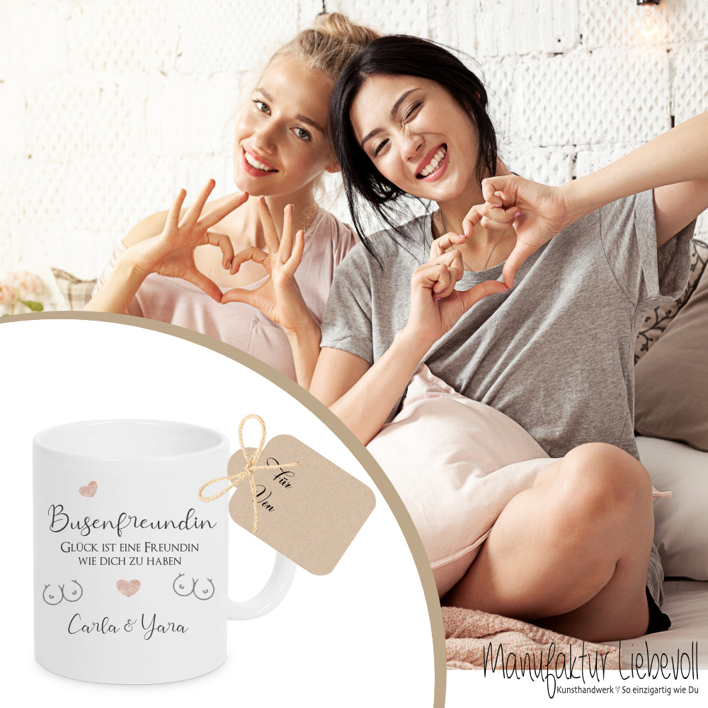 Tasse Busenfreundin Geschenk Freundin