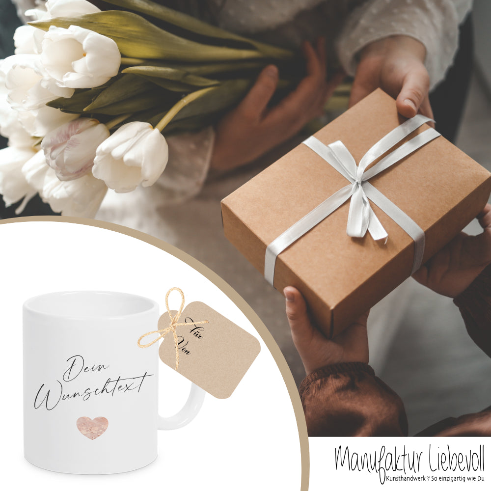 Tasse mit deinem Wunschtext und oder Name personalisieren | Kaffeetasse aus Keramik
