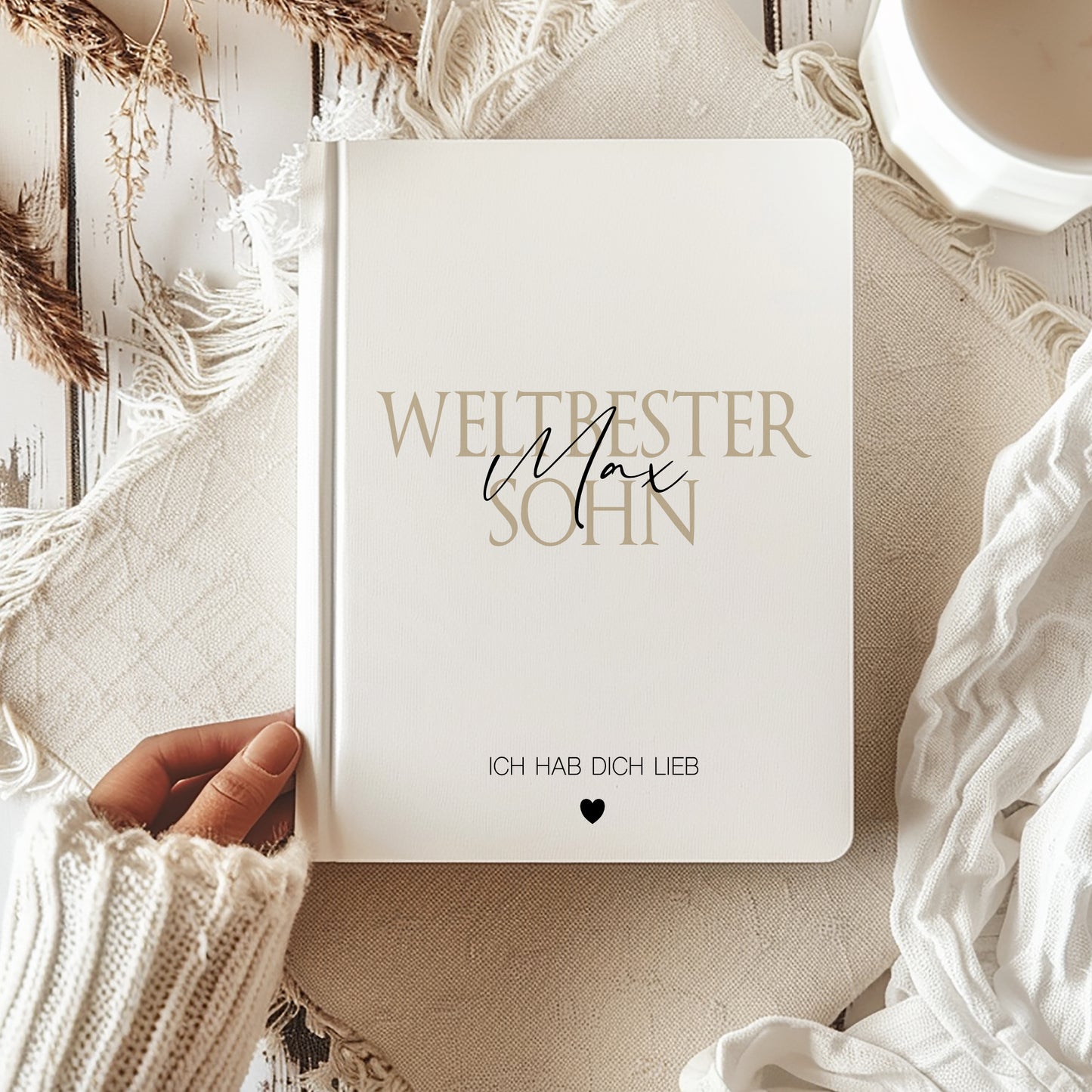 Notizbuch personalisiert Familien Geschenk Mama Notizheft Tochter Geburtstag Geschenk Schwester Papa Oma Opa Bruder Sohn