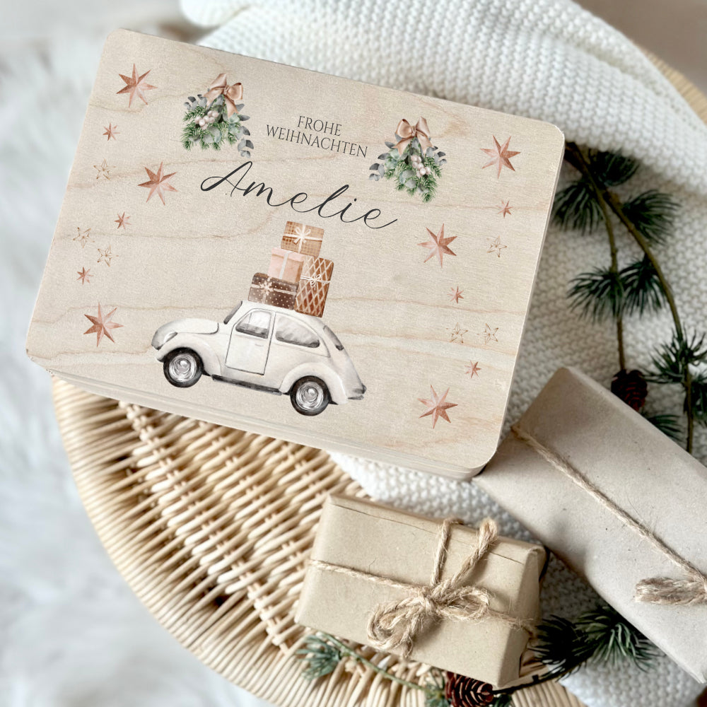 Weihnachten Personalisiert Holzbox Geschenk Frohe Weihnachten Holzkiste Personalisierte Heiligabend Box Weihnachtsbox Geschenkverpackung