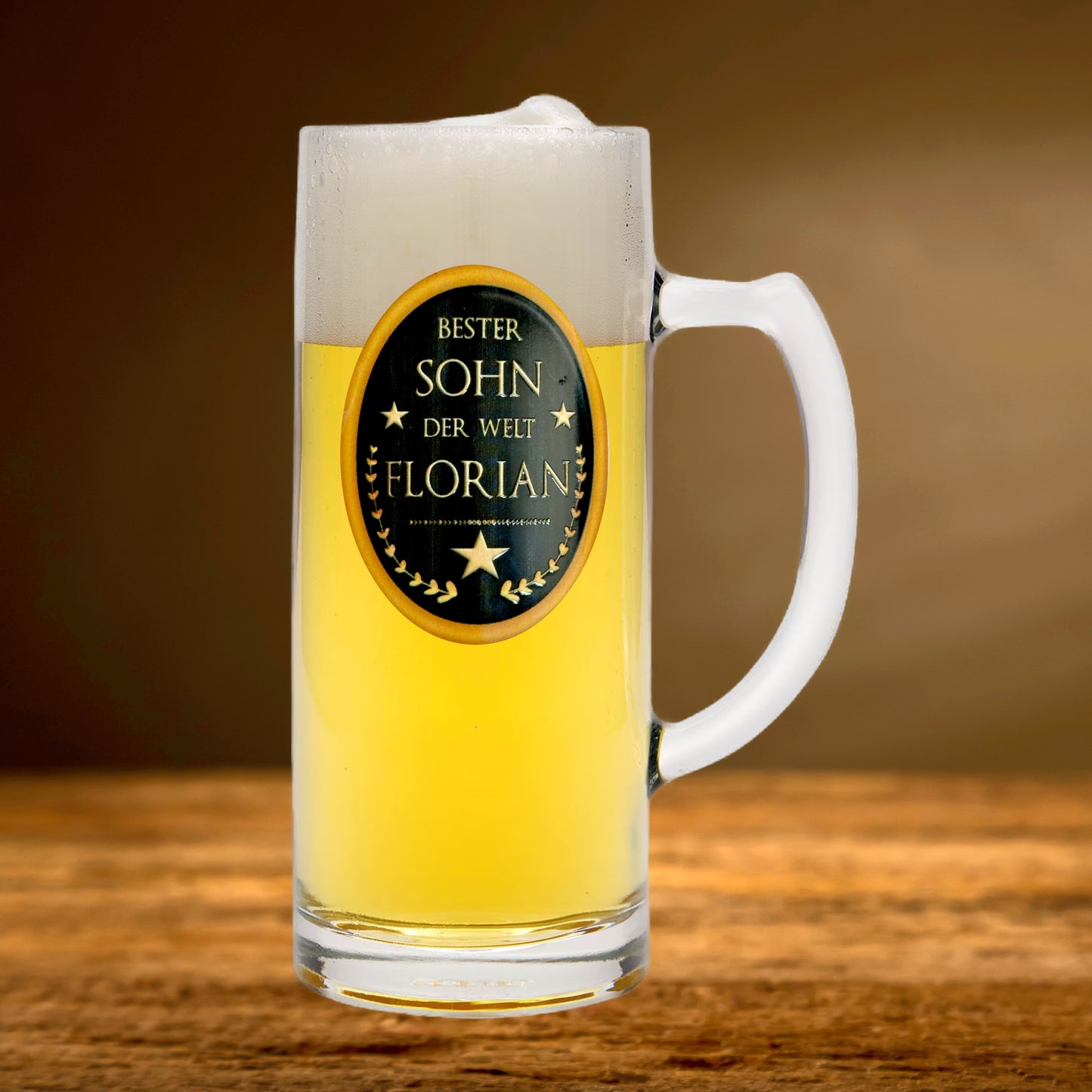 Bierglas Gravur Sohn Name Geschenk Geburtstag Bierkrug personalisiert Geburtstagsgeschenk I Manufaktur Liebevoll