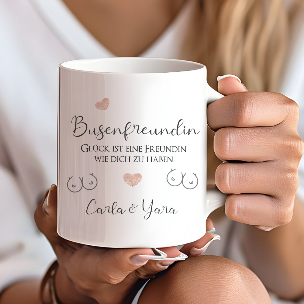 Tasse Busenfreundin Geschenk Freundin