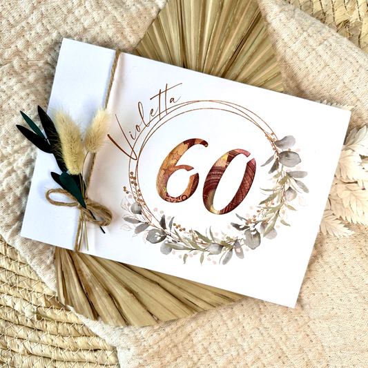 Geld Geschenk Geburtstagskarte mit Namen