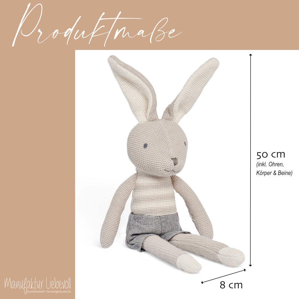 Personalisierte Stoffhasen für Babys, Kleinkinder, Kinder