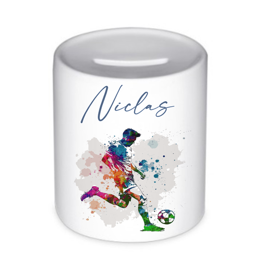 Kinder Spardose mit Namen für Mädchen und Jungen als Geschenk