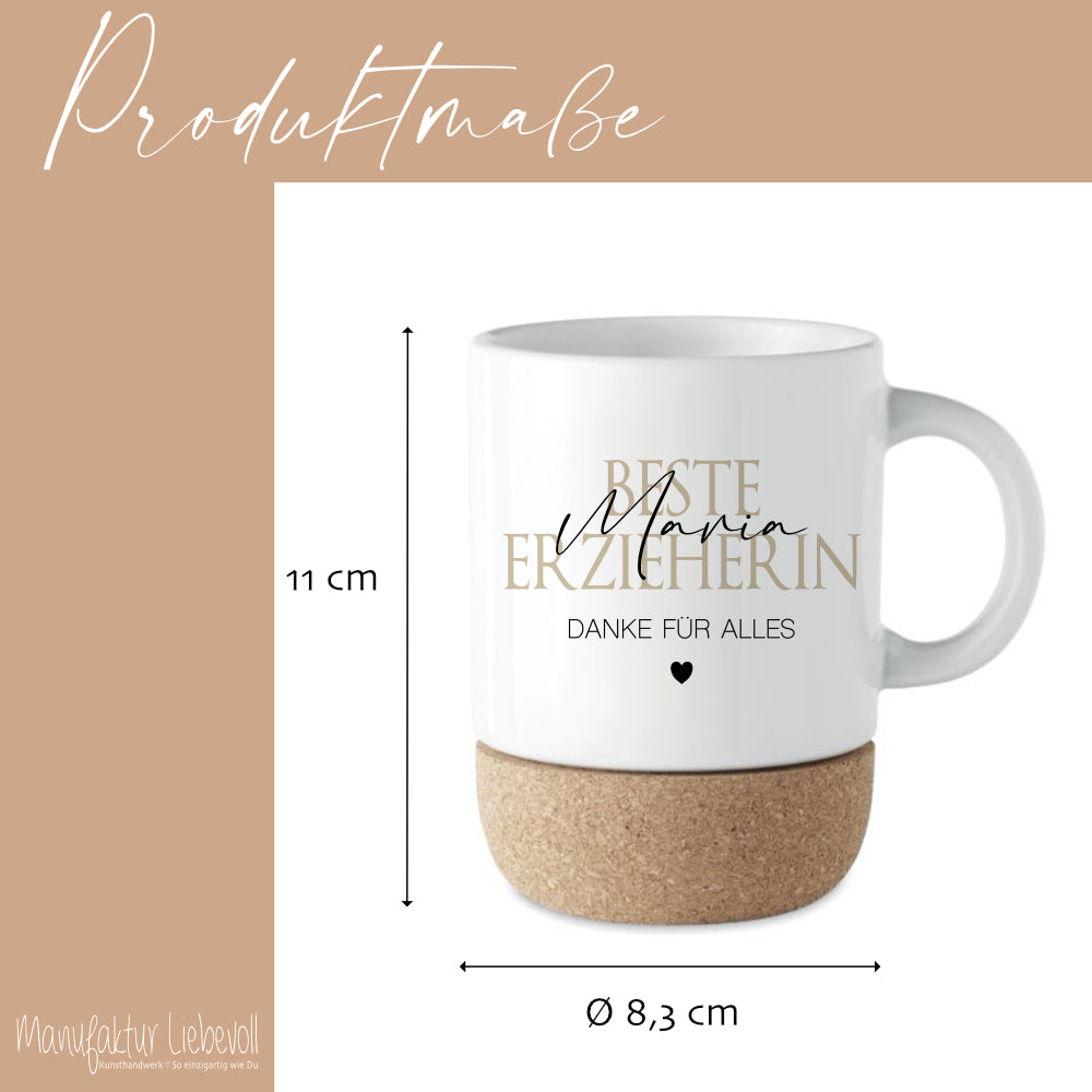Tasse Erzieherin Name Abschiedsgeschenk Erzieher Geschenk Abschied Kita Kindergarten Erzieherin Dankeschön Abschied Geschenk Kita