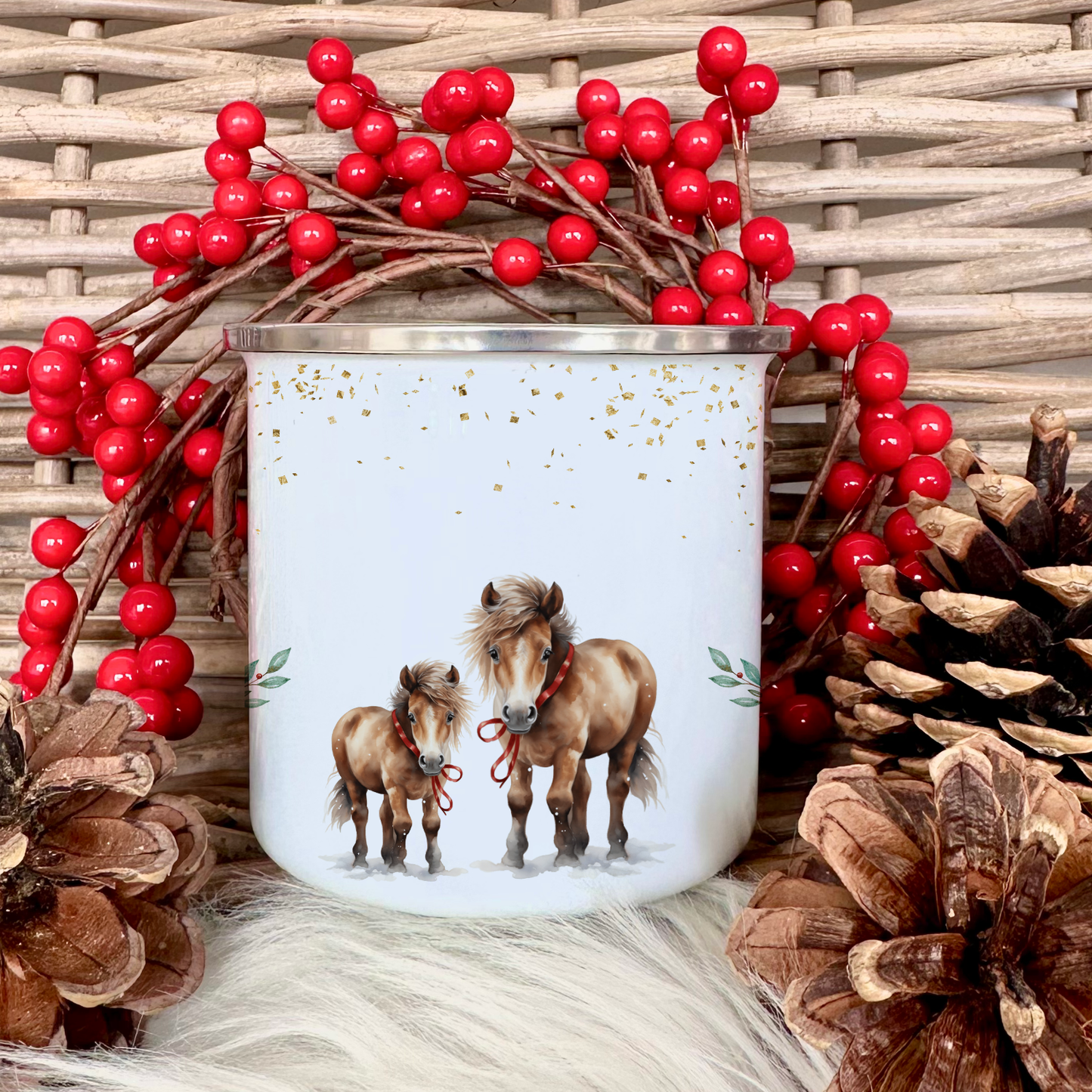 Tasse mit Namen Mädchen als Nikolaus Weihnachtsgeschenk