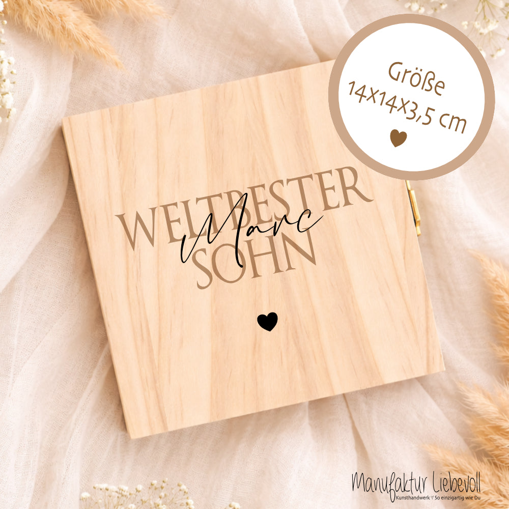 Geschenk Tochter Sohn personalisiert | Taufe Konfirmation Jugendweihe Geschenk | Tochter Geburtstag Sohn Geschenk I Weihnachten Holzbox