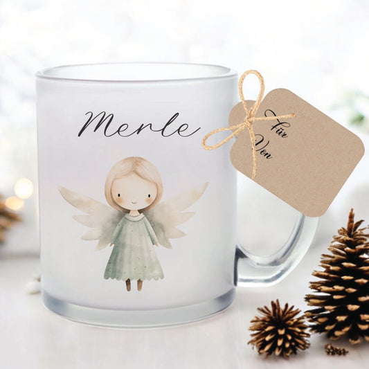 Tasse Weihnachten Personalisiert Glastasse Weihnachtsgeschenk Glühweintasse Weihnachtspunsch Name Geschenk Nikolaus | Große Motivauswahl