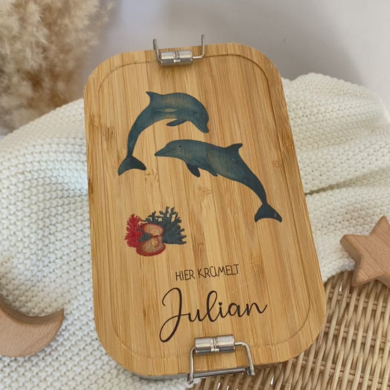 Brotdose Delfin als Geschenkidee für Kinder