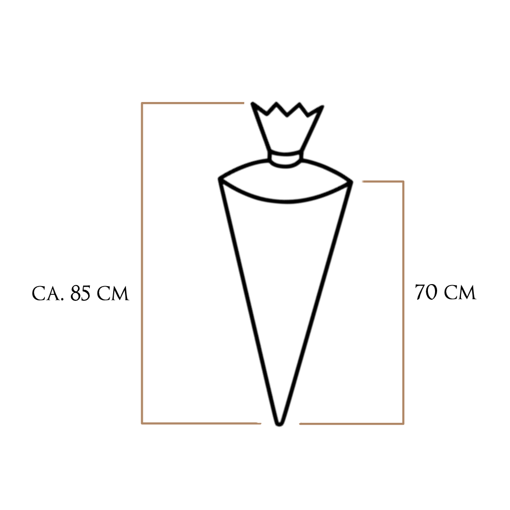 70 cm Große Schultüte