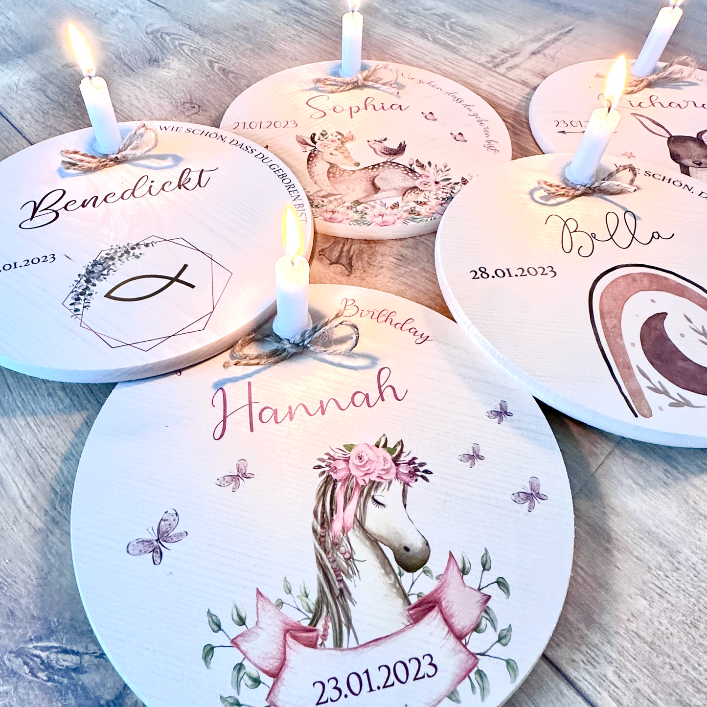 Geschenk mit Namen für Kinder zur Geburt Taufe Geburtstag