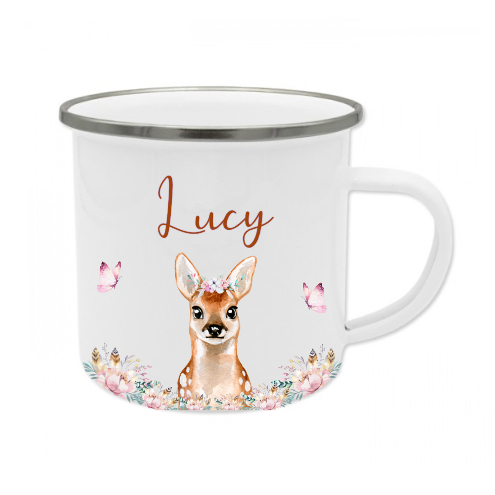 Namenstasse Reh Bambi für Mädchen als Geschenk