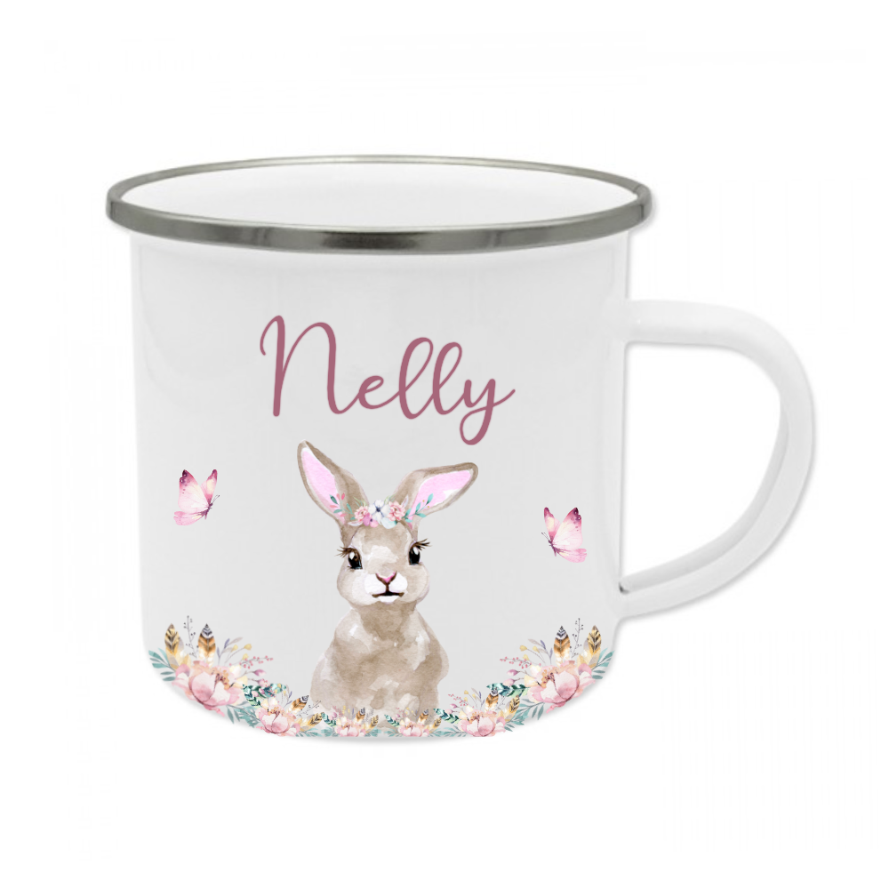 Tasse für Mädchen Hase als Geschenk