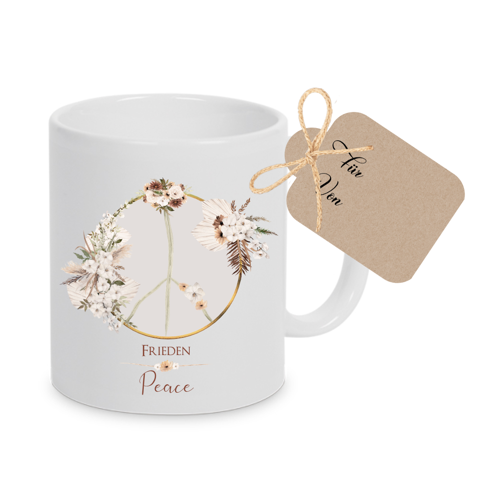 Tasse Peace "Friedenszeichen"