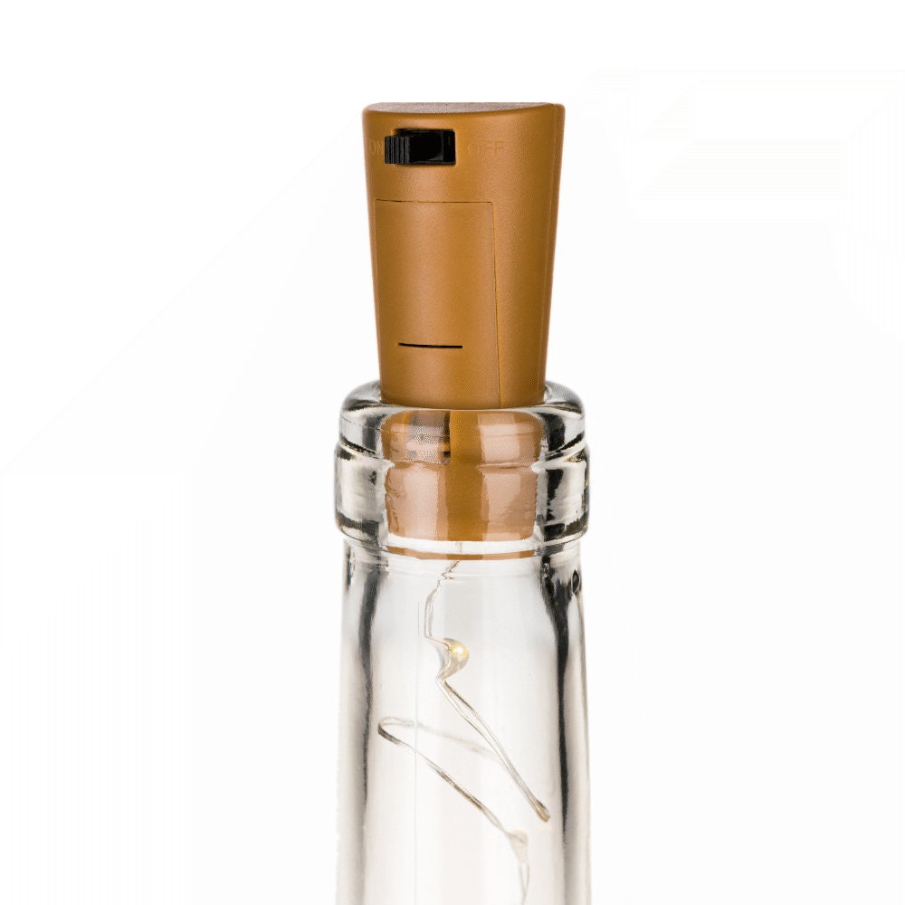 Flaschenlicht "Ich liebe Dich" | Besonderes Geschenk für Paare im Zeichen der Liebe | Perfekt zum Jahrestag u. zum Valentinstag | 2 Motivvarianten zur Auswahl