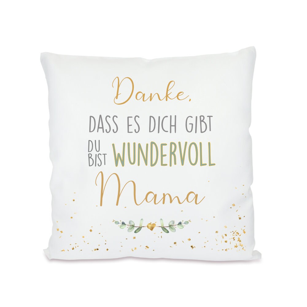 Kissen mit Spruch für die "Hebamme mit Herz" | Kleines Geschenk als Dankeschön | Besondere Geschenkidee | 8 Motivvarianten zur Auswahl