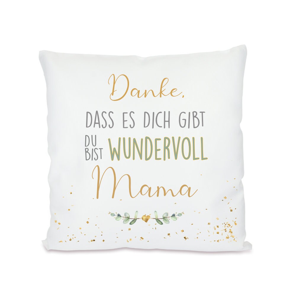 Kissen mit Spruch für die "Erzieherin mit Herz" | Kreatives Geschenk als Dankeschön für die tolle Kitazeit | Besondere Geschenkidee zum Abschied | 8 Motivvarianten zur Auswahl