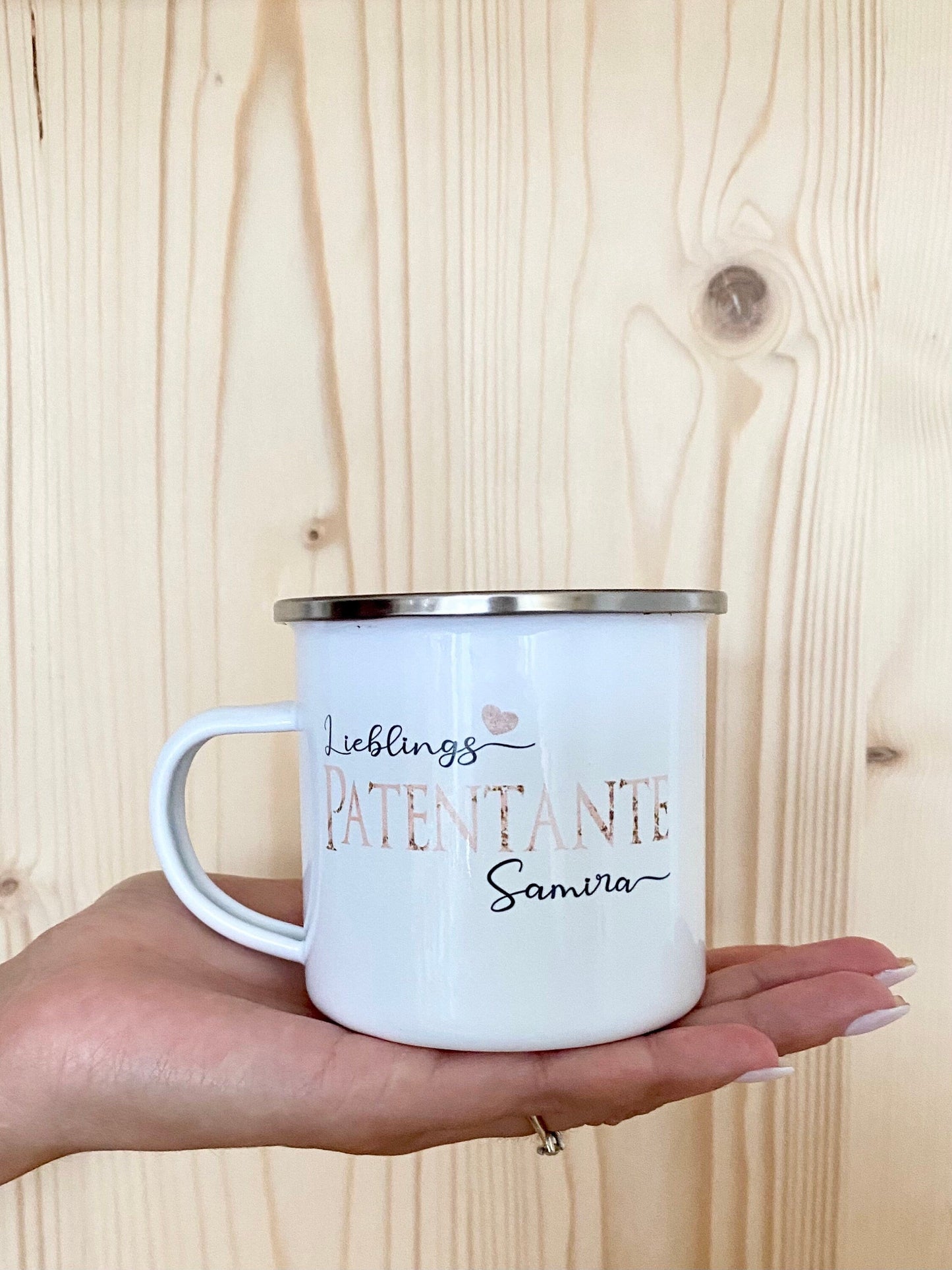 Kissen "Lieblingspatentante" mit Namen | Personalisierte Geschenkidee für die Patentante | 3 Produktvarianten zur Auswahl