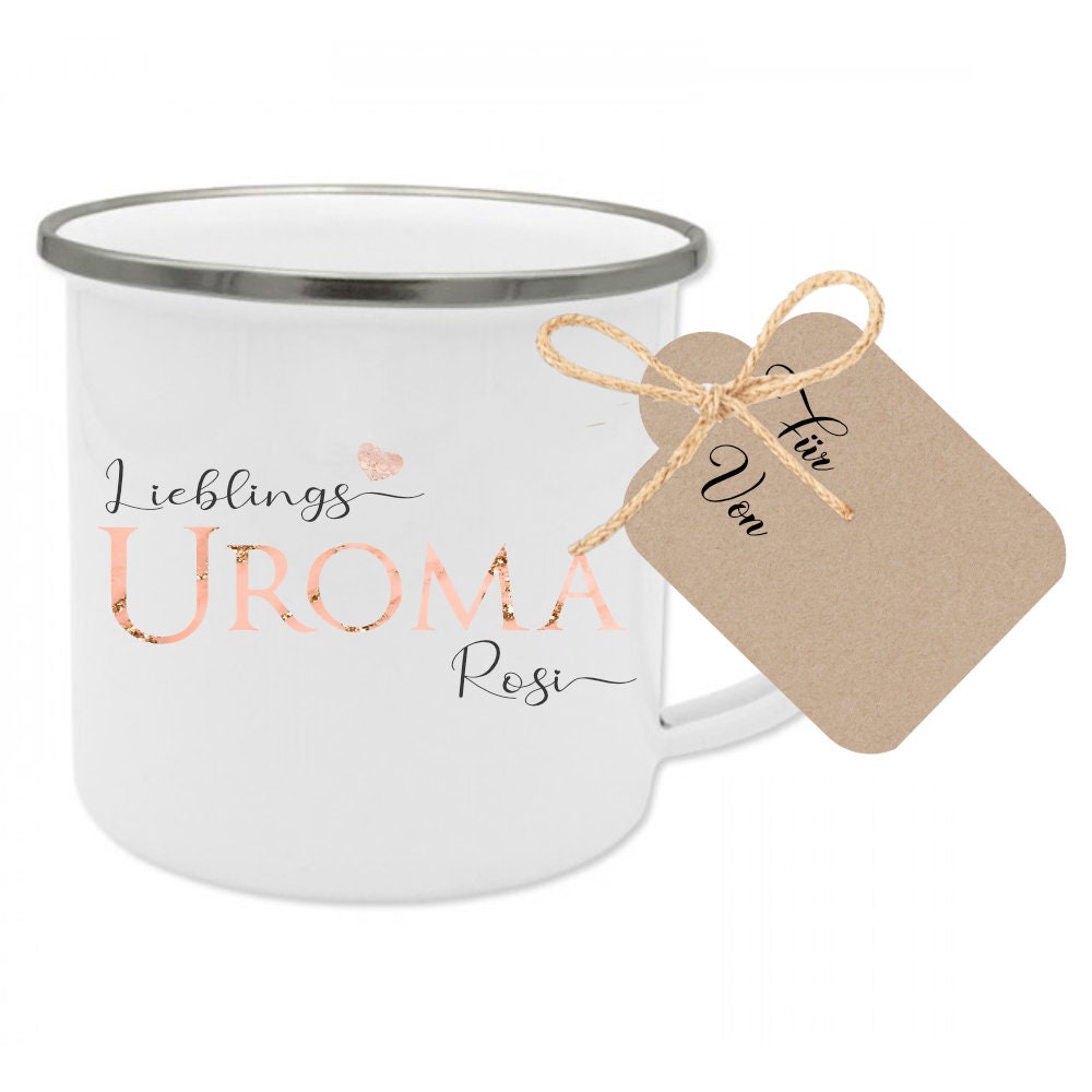 Geschenk | Uroma | Tasse | Personalisiert | Name | Lieblingsuroma