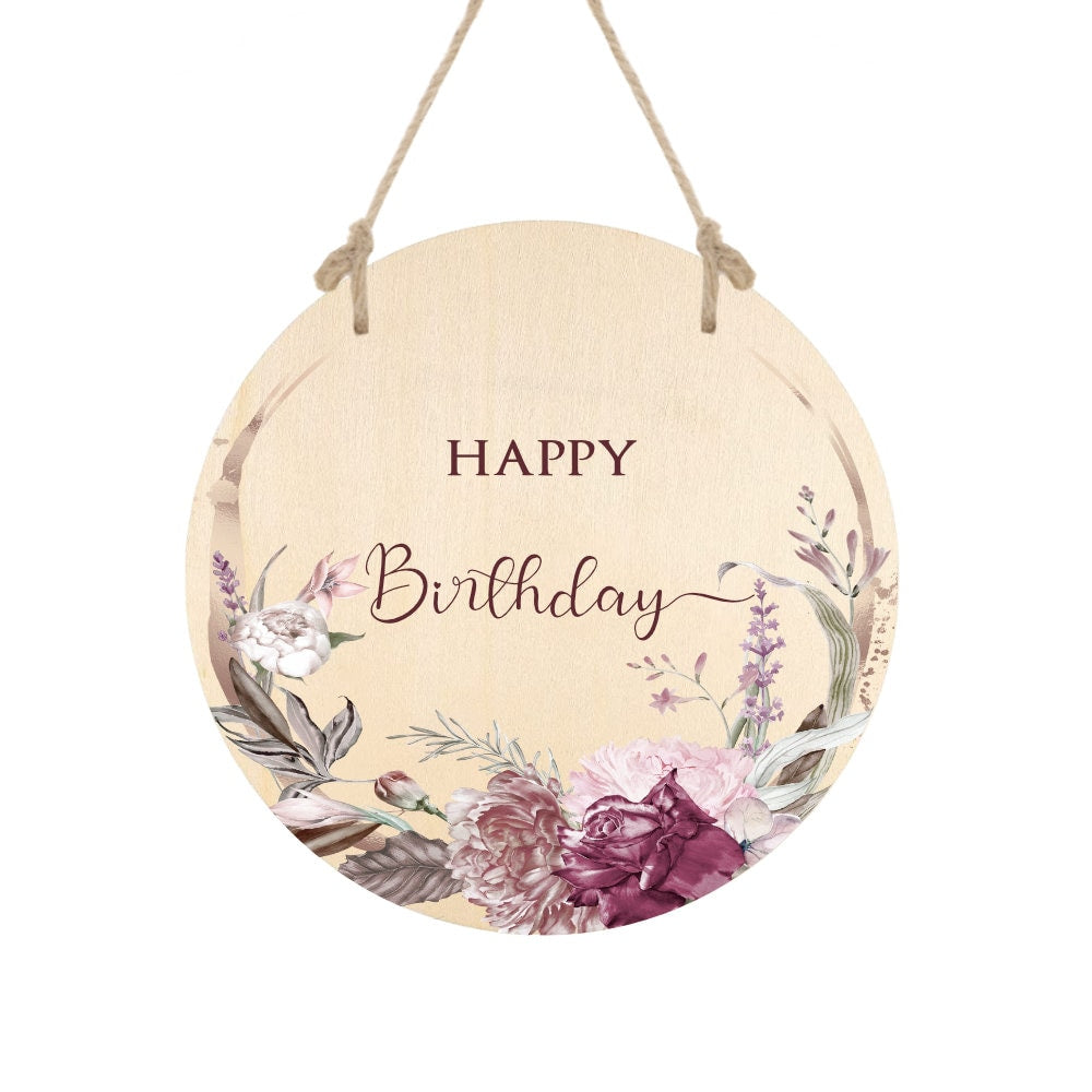 Holzschild "Alles Gute zum Geburtstag" | Originelle Geburtstagsdekoration und perfekt als Geldgeschenk | 3 Motivvarianten zur Auswahl
