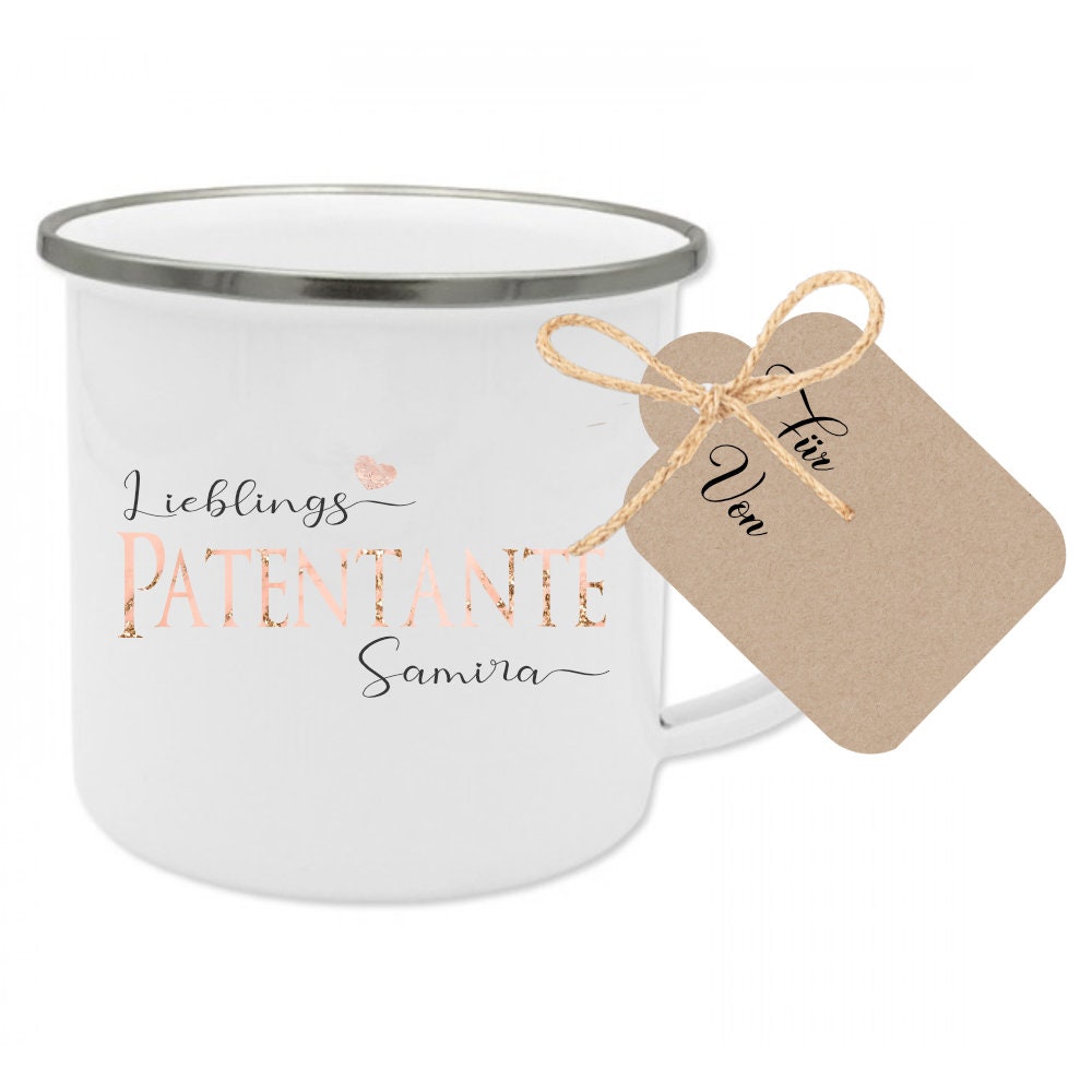 Kissen "Lieblingspatentante" mit Namen | Personalisierte Geschenkidee für die Patentante | 3 Produktvarianten zur Auswahl